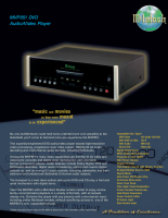 McIntosh MVP-851 - Brochure